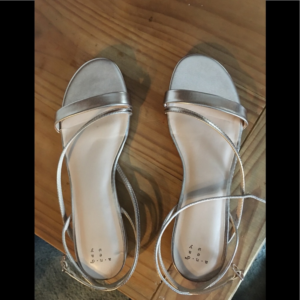 “A new day” strappy sandals